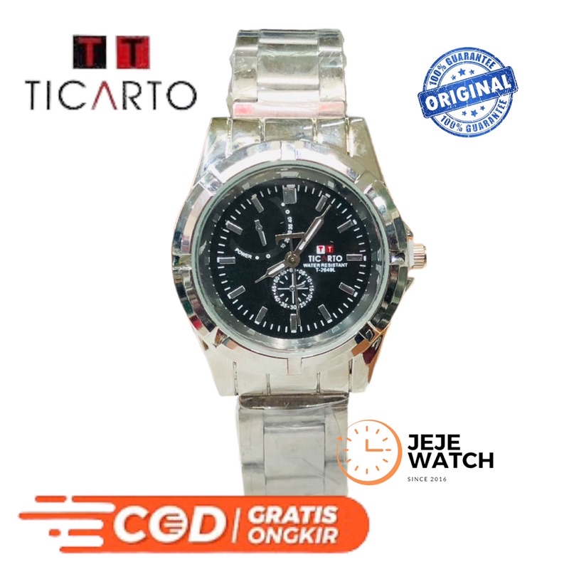 Jam tangan ticarto couple/pasangan