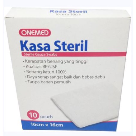 Kasa Steril Kotak OneMed 16x16