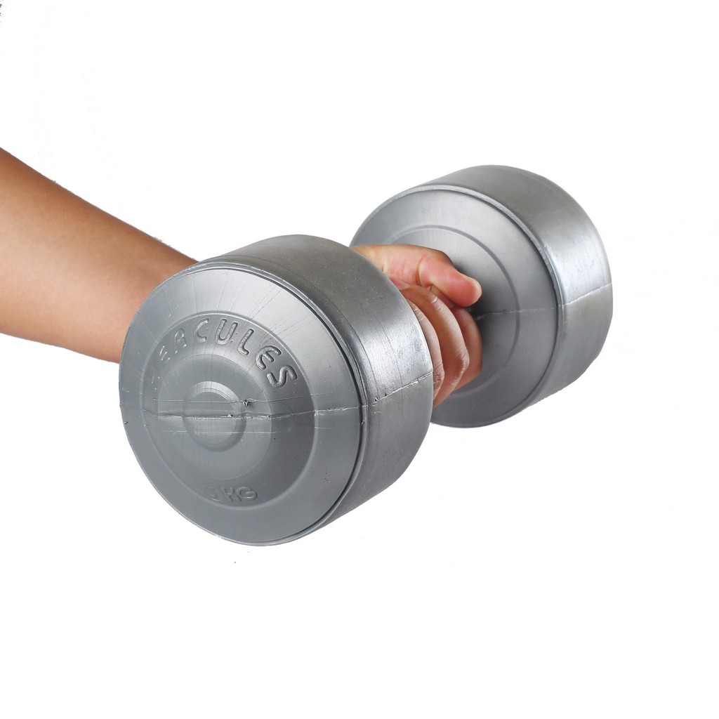 BARBEL 1 kg PVC Dumble 1kg Latihan Angkat Beban Pemberat Tangan Dumbel Plastik Fitness Gym Berat 1kg