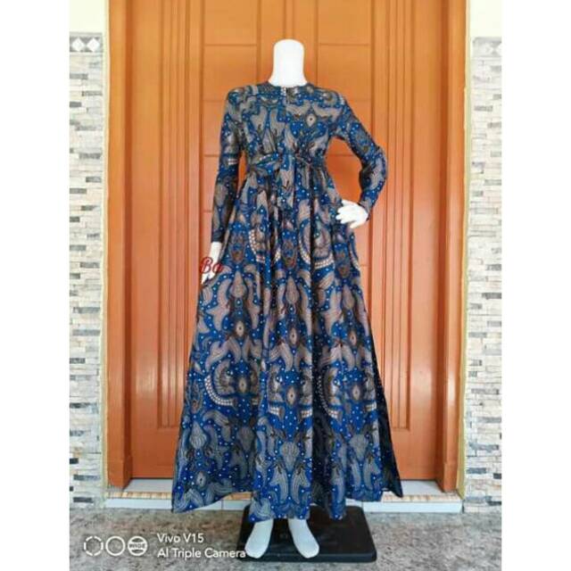  Gamis batik Shopee  Indonesia