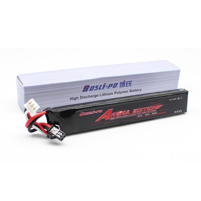 Baterai Charger Airsoft Batre battery Lipo Bosli Arena Edition 7.4V Tokoku