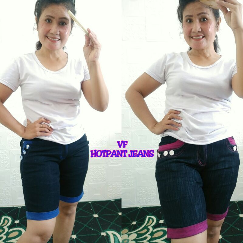 HOTPANT JEANS BRANDED VIVO JEANS