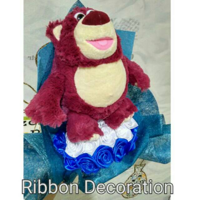 Kado Hadiah Buket Bunga Boneka Buzz, Lotso Toy Story