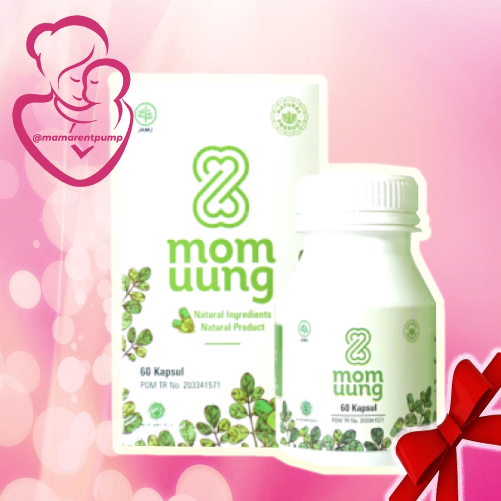 BPOM HERBAL Asi Booster MOM UUNG Pelancar Asi / 60 &amp; Kapsul kelor 30