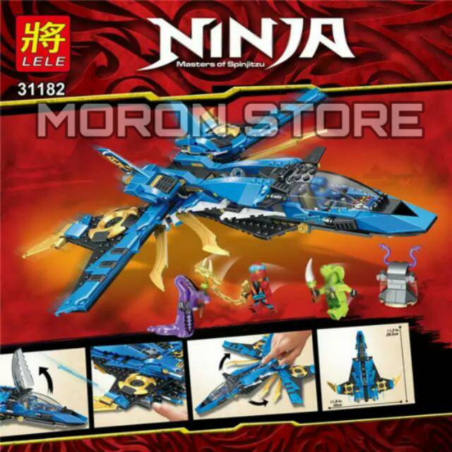Lele 31182 Ninjago Jay Storm Jet