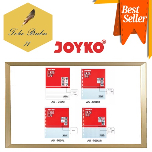 

LOOSE LEAF JOYKO / KERTAS BINDER FILE A5 / ISI 100
