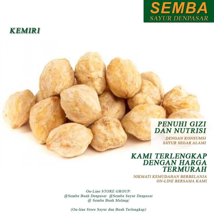 

KEMIRI bumbu dapur DENPASAR BALI sayur sayuran sembako lauk buah food bahan makanan murah fresh