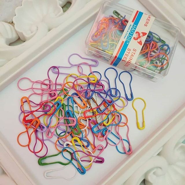Peniti Bohlam Warna Warni Safety Pins Hijab Anti Nyangkut Aksesoris Hijab