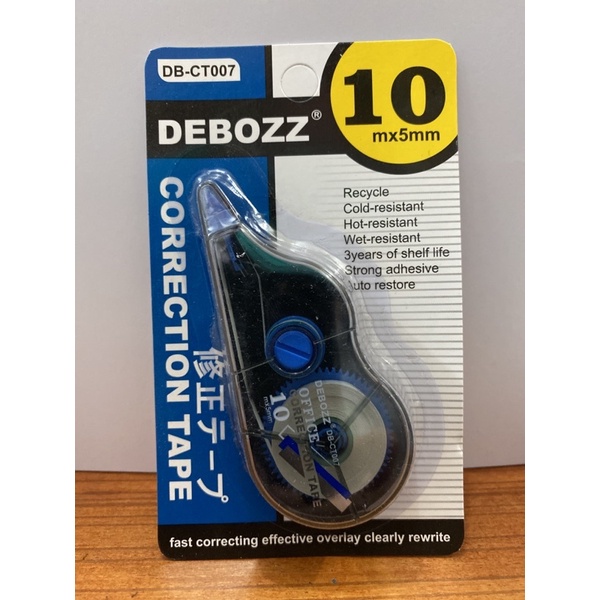 

CORRECTION TAPE / TIPE X PITA / STIPO KERTAS DEBOZZ