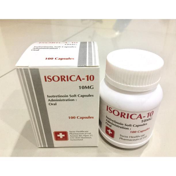 Paling Laris Ecer Isorica Isotretinoin 10 Mg Isotret Intas Roacutane Obat Oral Jerawat Acne Original