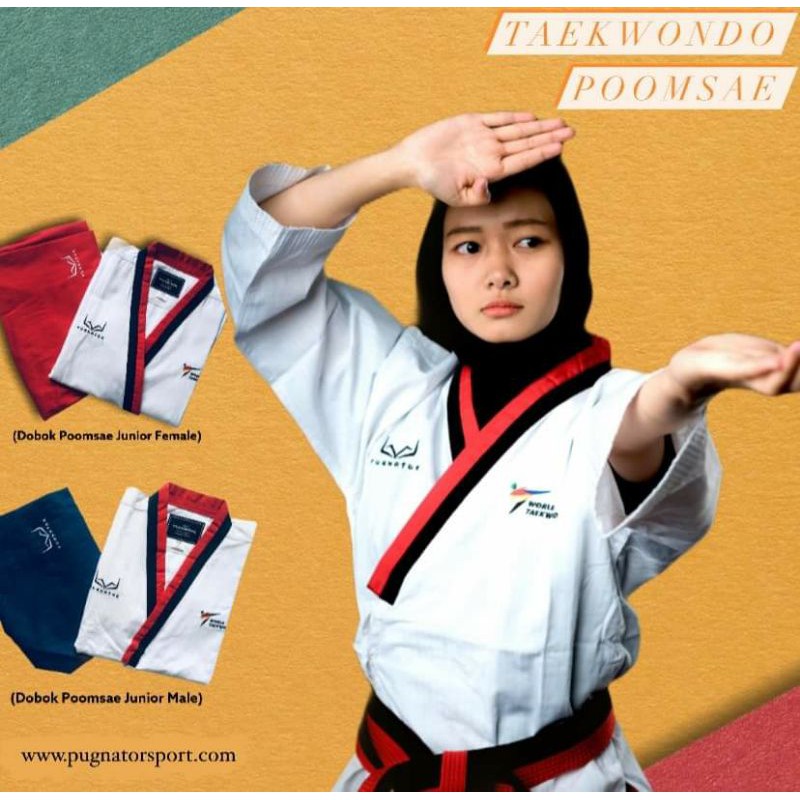DOBOK POOMSAE PUGNATOR CADET JUNIOR TAEKWONDO