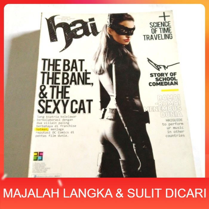 Majalah HAI No.28 Jul 2012 Cover CAT WOMEN Langka