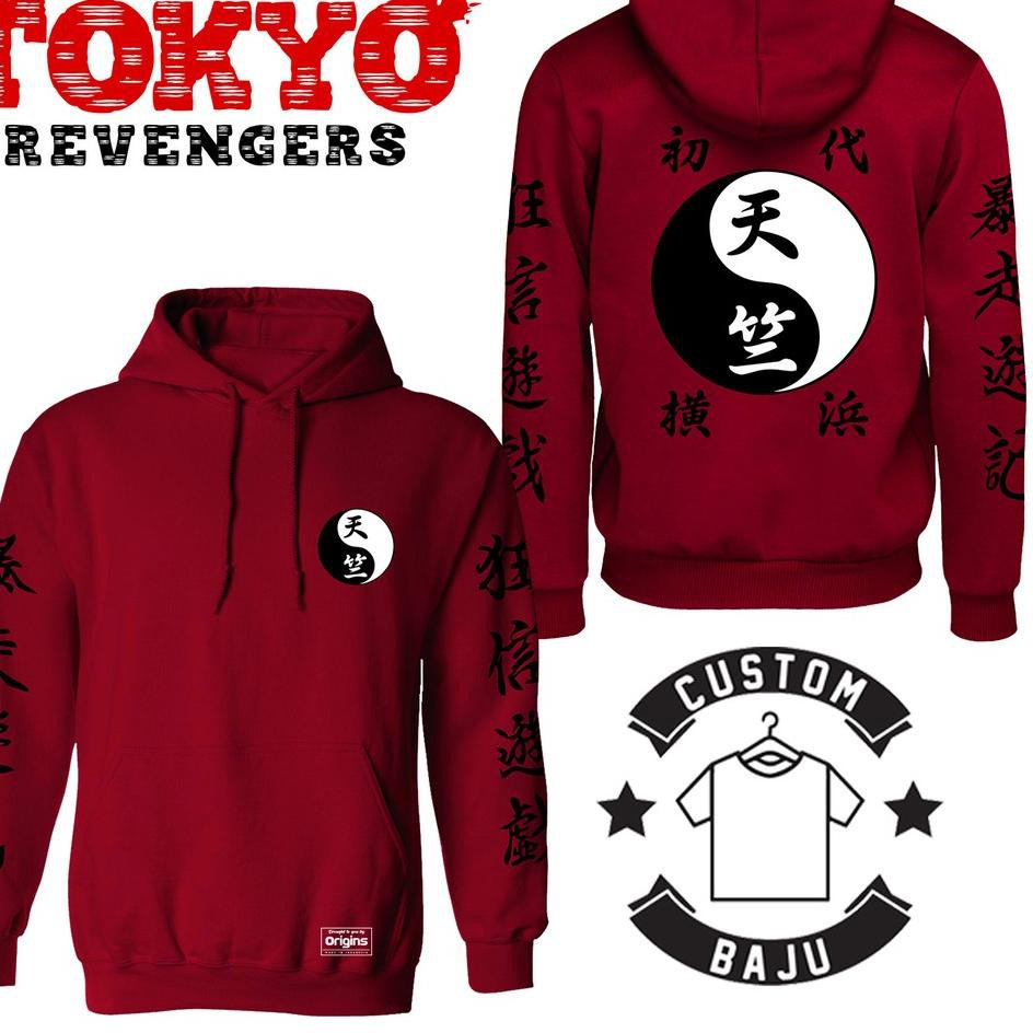 Jaket Anak Anime Tenjiku Tokyo Revengers Usia 3-12 tahun Tebal Premium