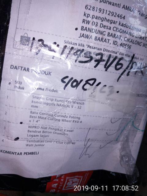 Wipro Alat Pengikat Kawat Bendrat Beton Otomatis Logam Sejati