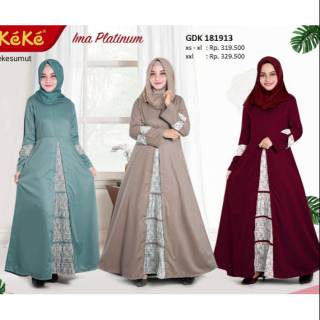Kekesumut GDK 181913 Baju BUsana muslim Gamis Dewasa Katun Kekesumut GDK 181913 Baju BUsana muslim Gamis Dewasa Katun