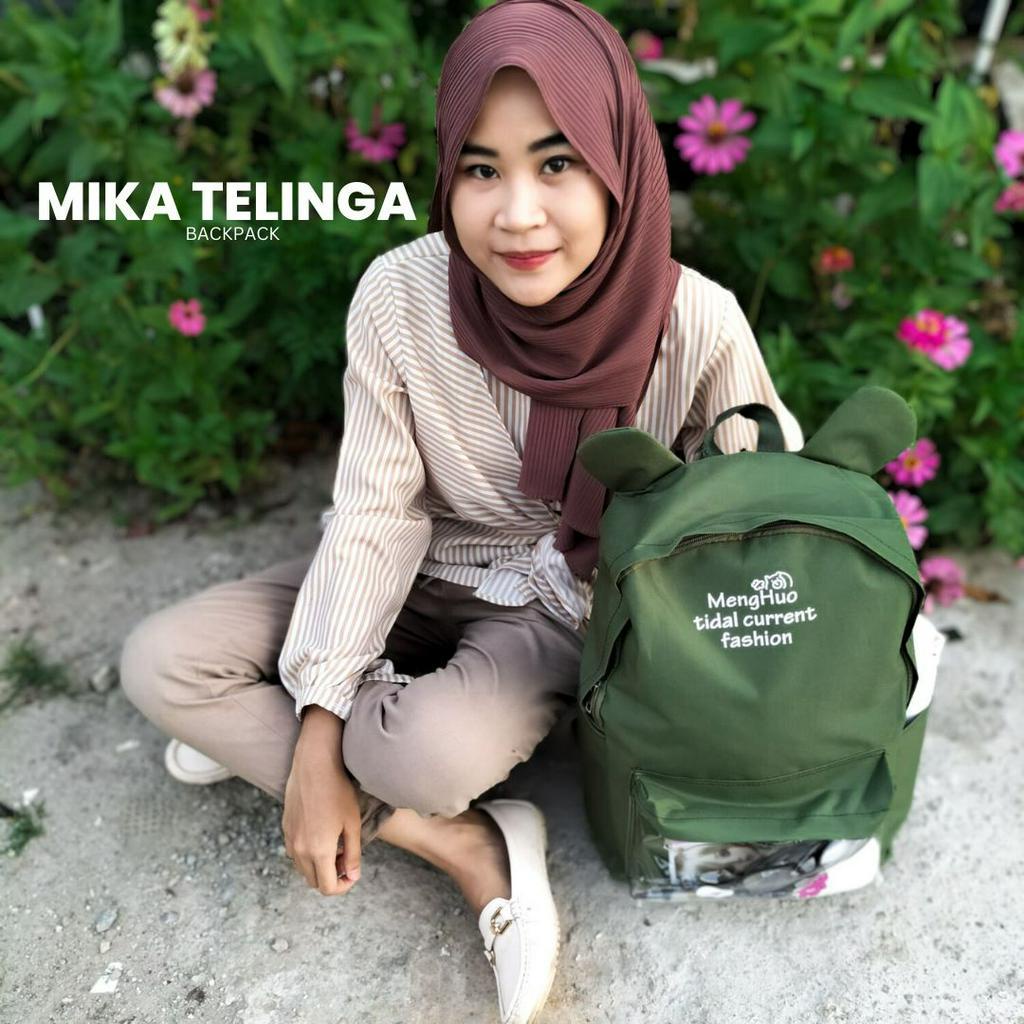 Gratis Gantungan Tas Ransel Backpack Fashion Tas Sekolah Anak Mika Telinga Besar