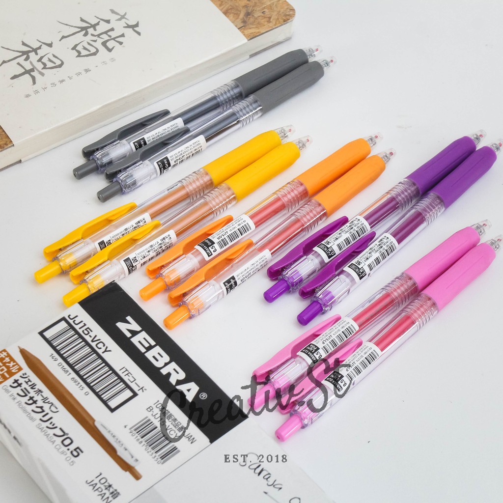 

Zebra Sarasa Clip Pulpen Gel Pena Pulpen Warna 0.5 Mm