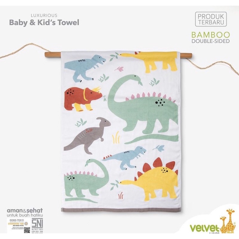 Velvet junior luxurious baby &amp; kid's towel