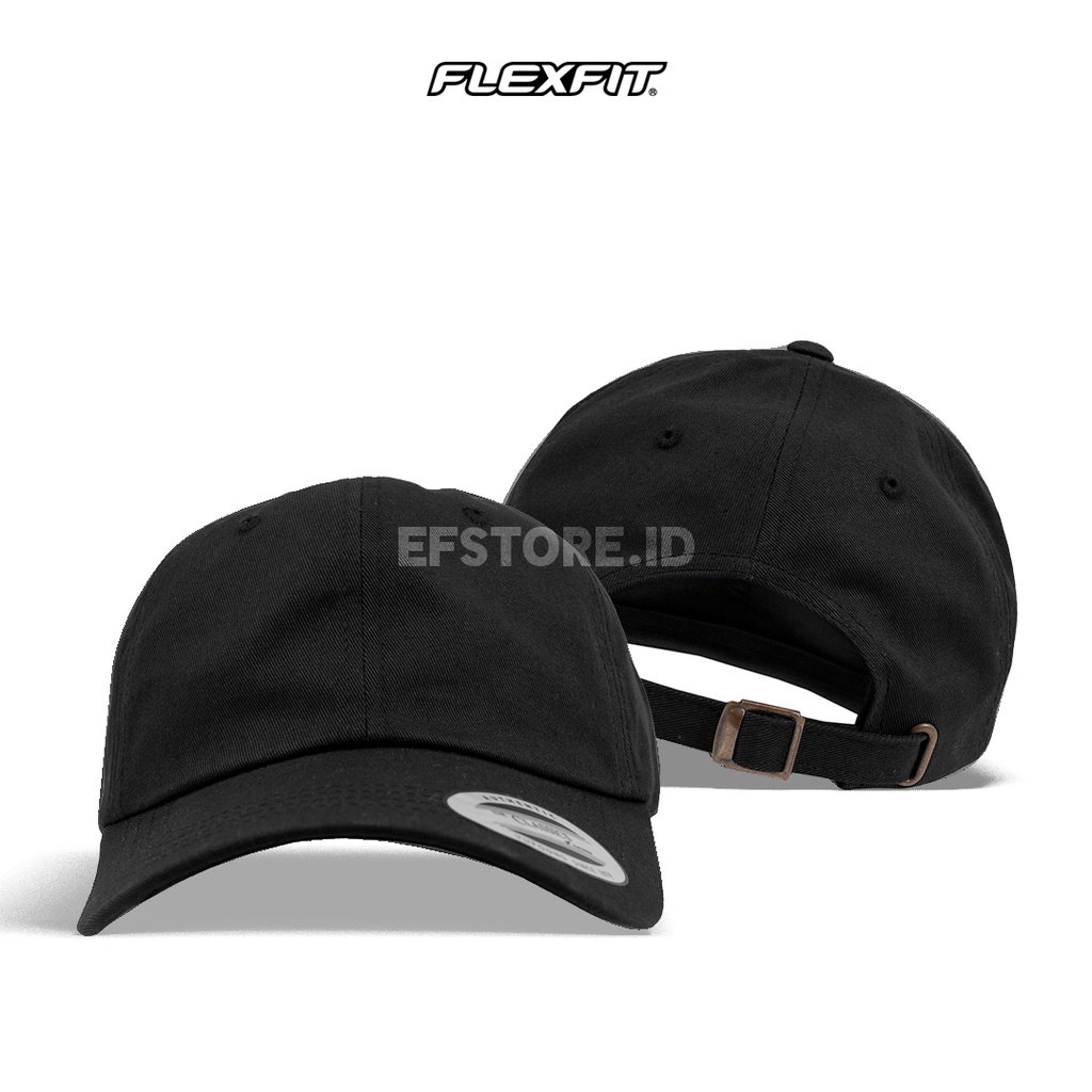 Topi Pria Baseball Polos Original Import Flexfit Yupoong 6245cm