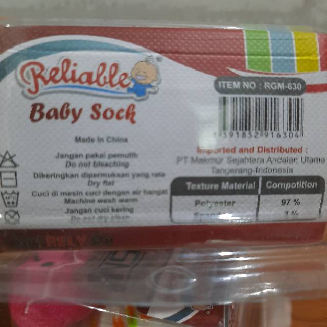 AHZA RELIABLE KAOS KAKI SNI MIKA 3D BONEKA