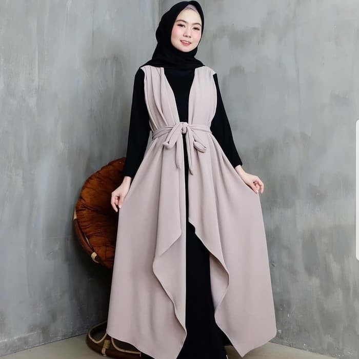 Baju Gamis Wanita Terbaru Setelan Wanita Jill Set Dress Outer