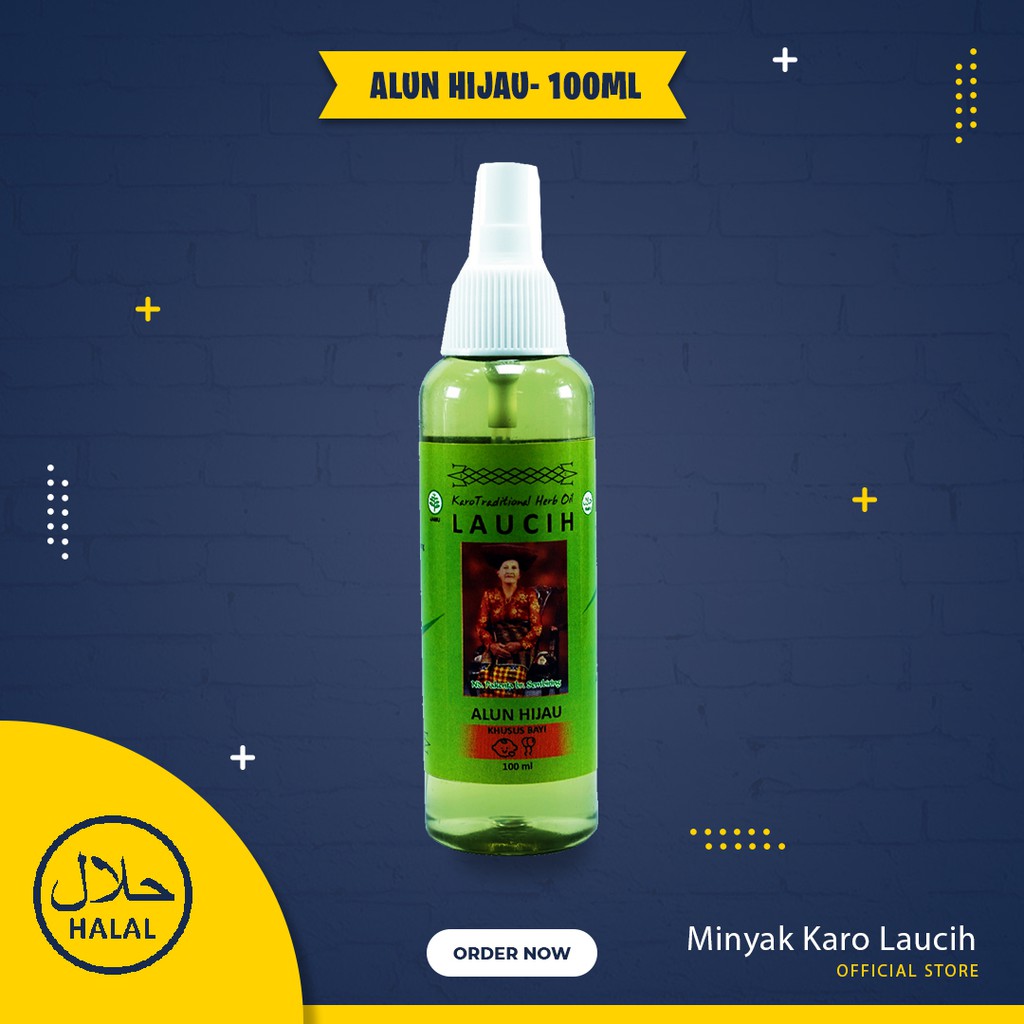 

Minyak Karo Asli Medan Tradisional Karo BABY - ALUN HIJAU 100mL