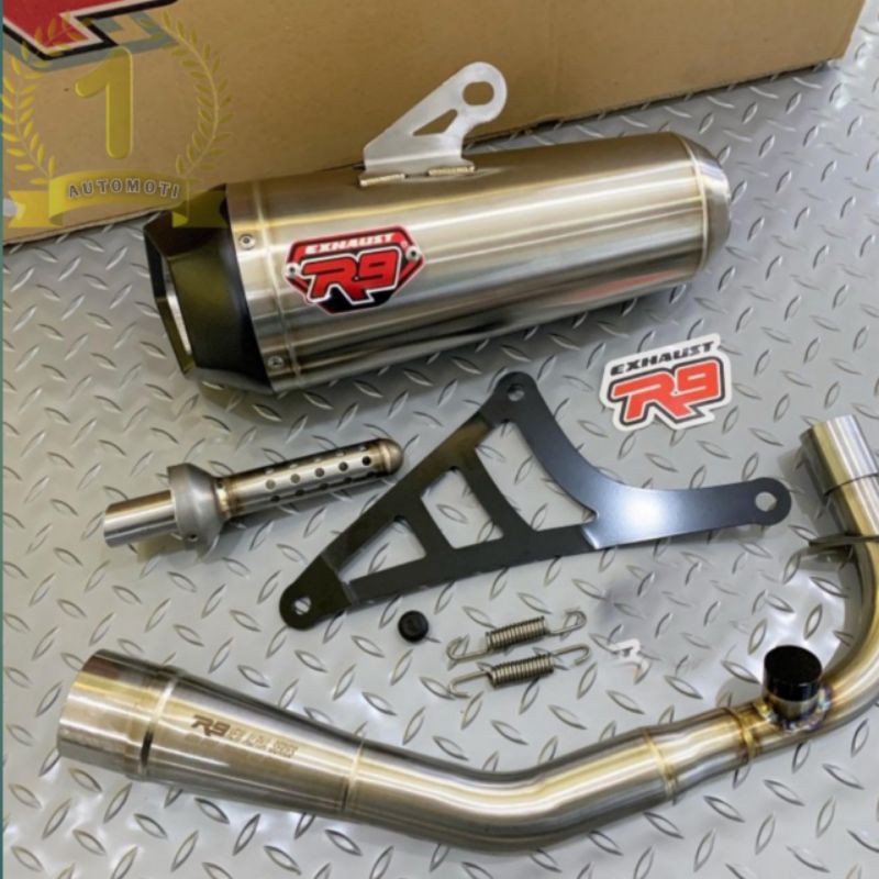 KNALPOT R9 VESPA GTS 150 3V-SPRINT PRIMAVERA I GET/KNALPOT VESPA R9 ALPHA