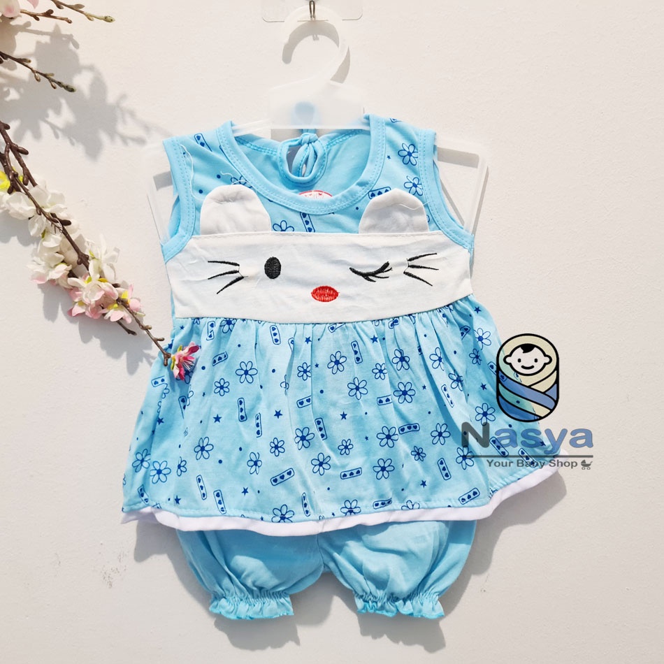 [N-075] Setelan Bayi 0-6 Bulan / Setelan baju bayi perempuan murah