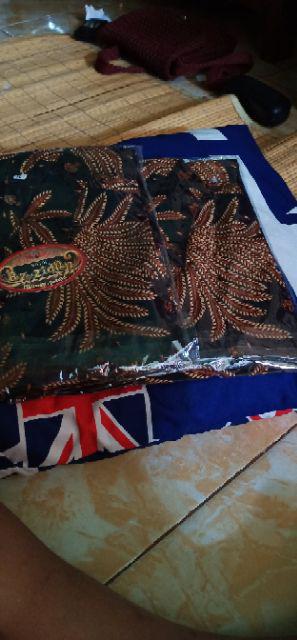 Kemeja Pendek / Hem Batik, Motif Padi