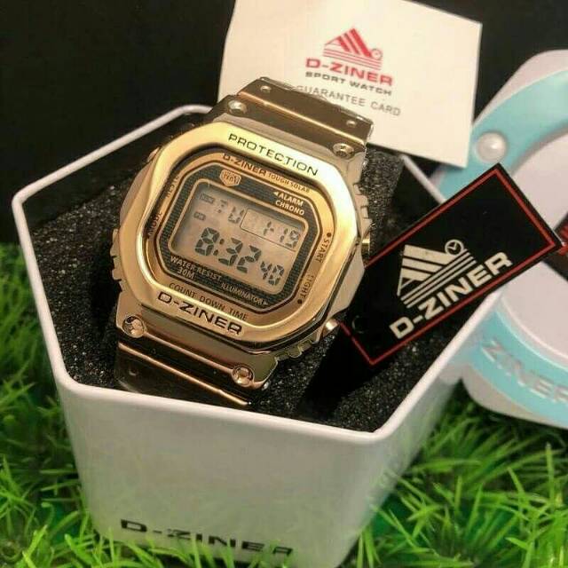 Jam pria Dziner 8247 original tahan air