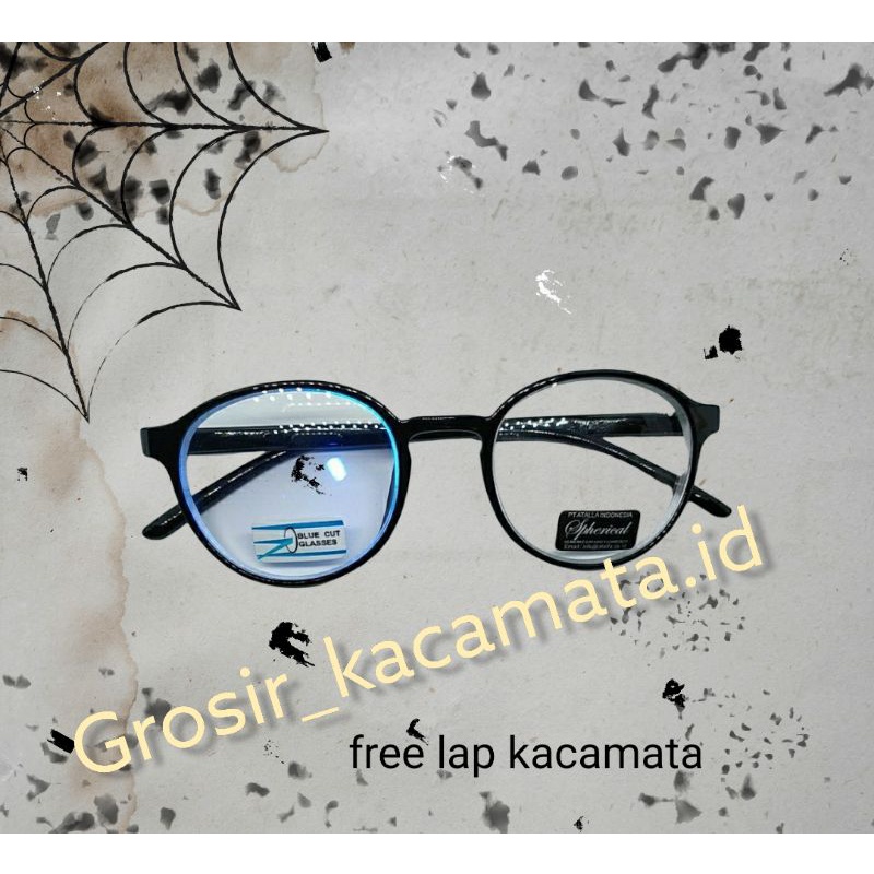 Kacamata Antiradiasi Minus blue cut Blueray Oval