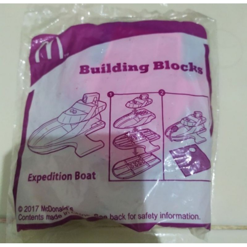 Expedition Boat - Building Blocks - Happy Meal Mc Donald Donalds