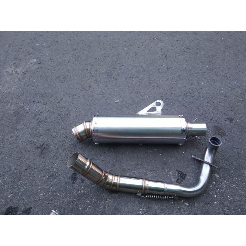 knalpot polos model Best3 inlet38 Scoopy