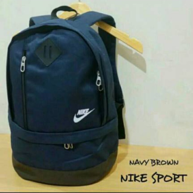 Tas Sekolah Ransel Backpack Cowok Cewek SMP SMA SD SMU Murah Kent Codora Nike Sport Murmer Abu Kanvas