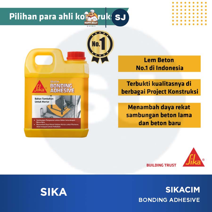 Sikacim Bonding Adhesive Bonding Agent Lem Beton 900ml