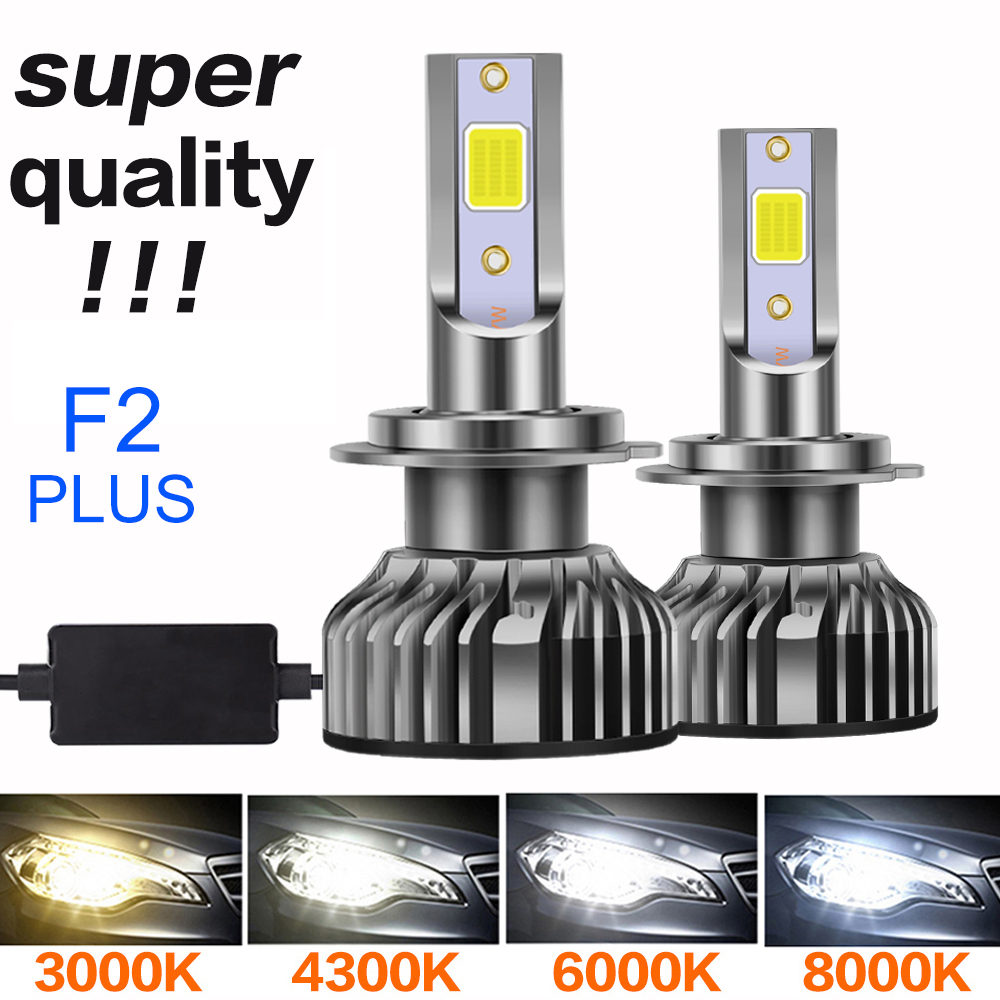 [Kualitas Super]1 Pair LED Car Headlight 12000LM Auto LED Headlight H4 H1 H3 H7 H8 H9 H11 H16 9005 HB3 9006 HB4 3000K 4300K 6000K 8000K 15000K