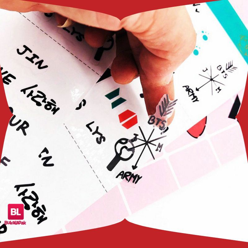 

Murah [BS] BISA COD KPOP BTS BT21 Sticker Stiker Transparan Termurah