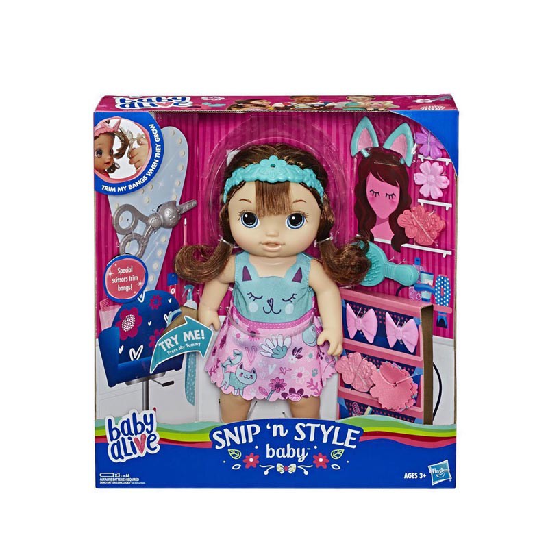baby alive doll snip n style