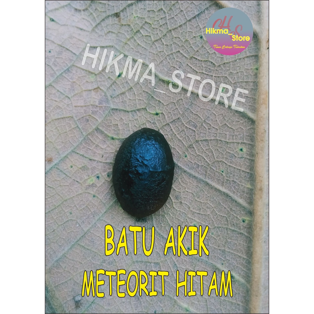BATU AKIK METEORIT HITAM (S)