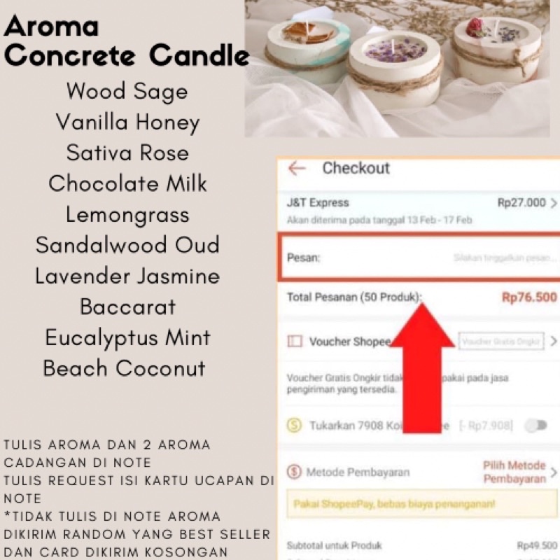 GIFTSET SCENTED CANDLE CONCRETE 45gram | Hampers Lilin Aromaterapi Hampers Reed Diffuser | Hampers Ulangtahun| Kado Wisuda Kado Ulangtahun| Wedding Hampers | kado ulang tahun | Hampers Bridesmaid | Souvenir Wedding | Kado Valentine | Hampers Kado Wisuda