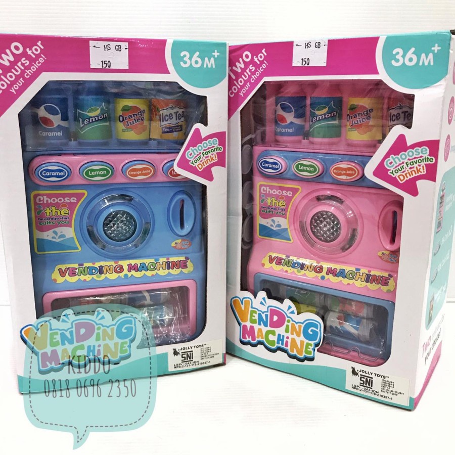 Mainan vending machine - mainan mesin minuman otomatis