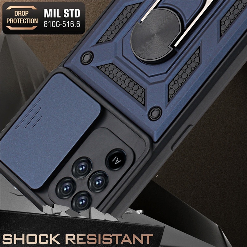 Casing Armor Magnetik Shockproof Untuk Vivo Y11 Y12 Y15 Y17 Y91c Y51 2020 Y20 Y20S Y30 Y121S