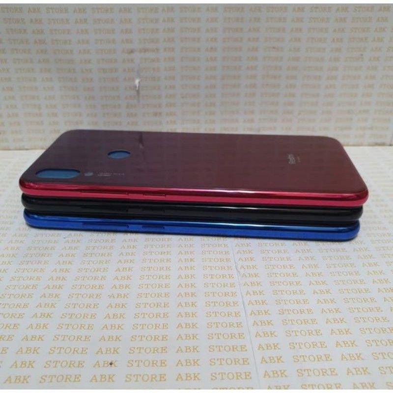 BACKDOOR+FRAME TULANG LCD BEZZEL BAZEL KESING CASING HOUSING FULSET XIAOMI REDMI NOTE 7 ORIGINAL