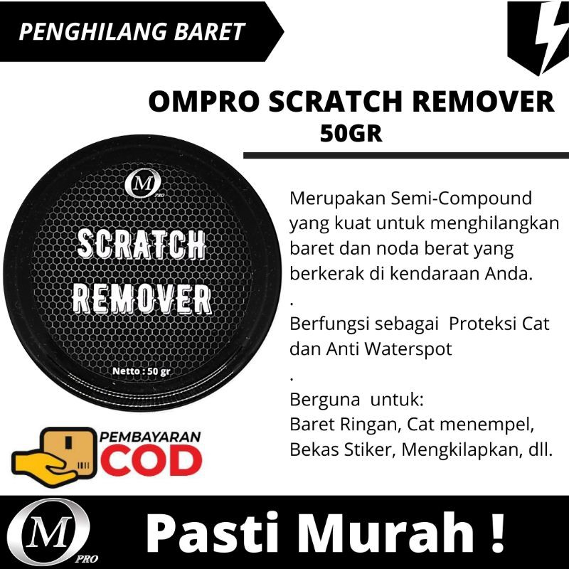 OMPRO SCRATCH REMOVER Penghilang Baret Motor Penghilang Baret Body Mobil