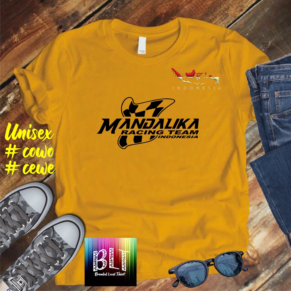 Cod Diskon Promo /Kaos Mandalika Racing Team Indonesia sirkuit mandalika lombok sirkuit internasional/KAOS EKSPRESI/KAOS HITS/KAOS BANDUNG/KAOS MURAH/KAOS DISTRO