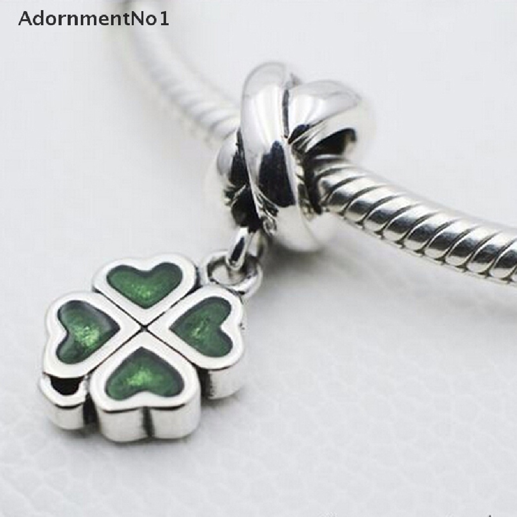 (AdornmentNo1) 1pc Liontin Kalung / Gelang Desain Clover Gaya Eropa Menarik Untuk Wanita