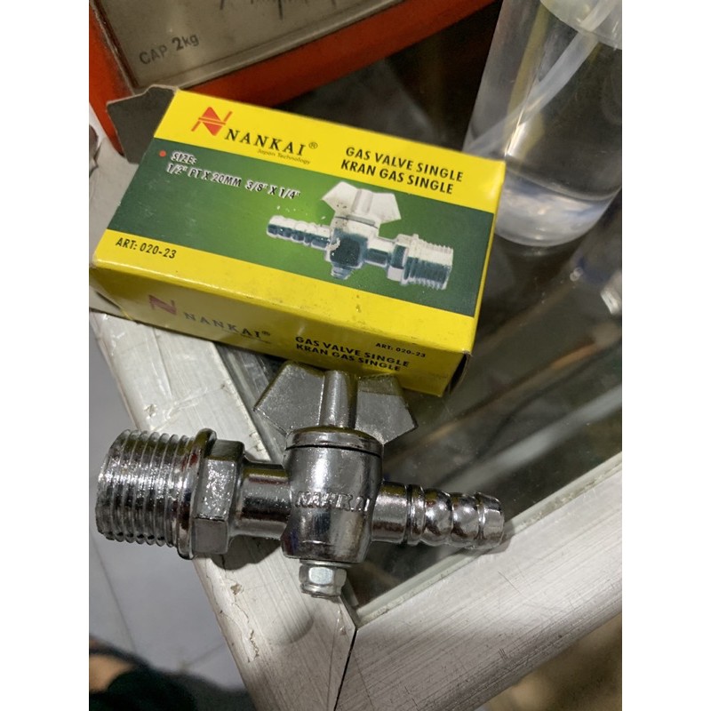 

keran gas nankai kran oven gas valve 1/2inch x 3/8 inch x 1/4 inch