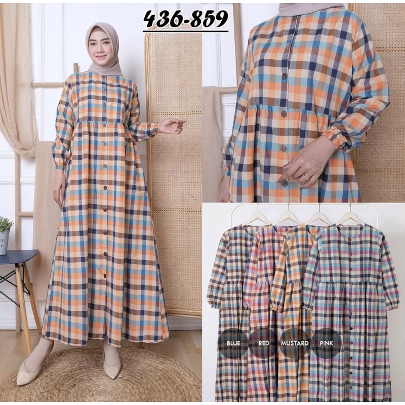 GAMIS TARTAN / DRESS WANITA
