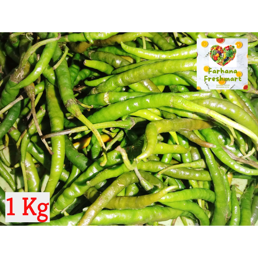 

JUAL MURAH CABE HIJAU KERITING 1 KG