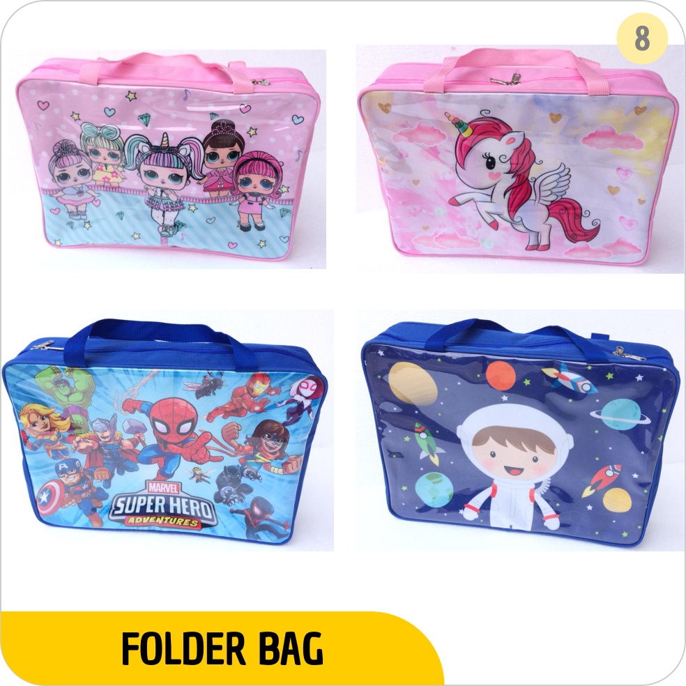 Tas Map Dokumen Folder Bag Lucu Imut